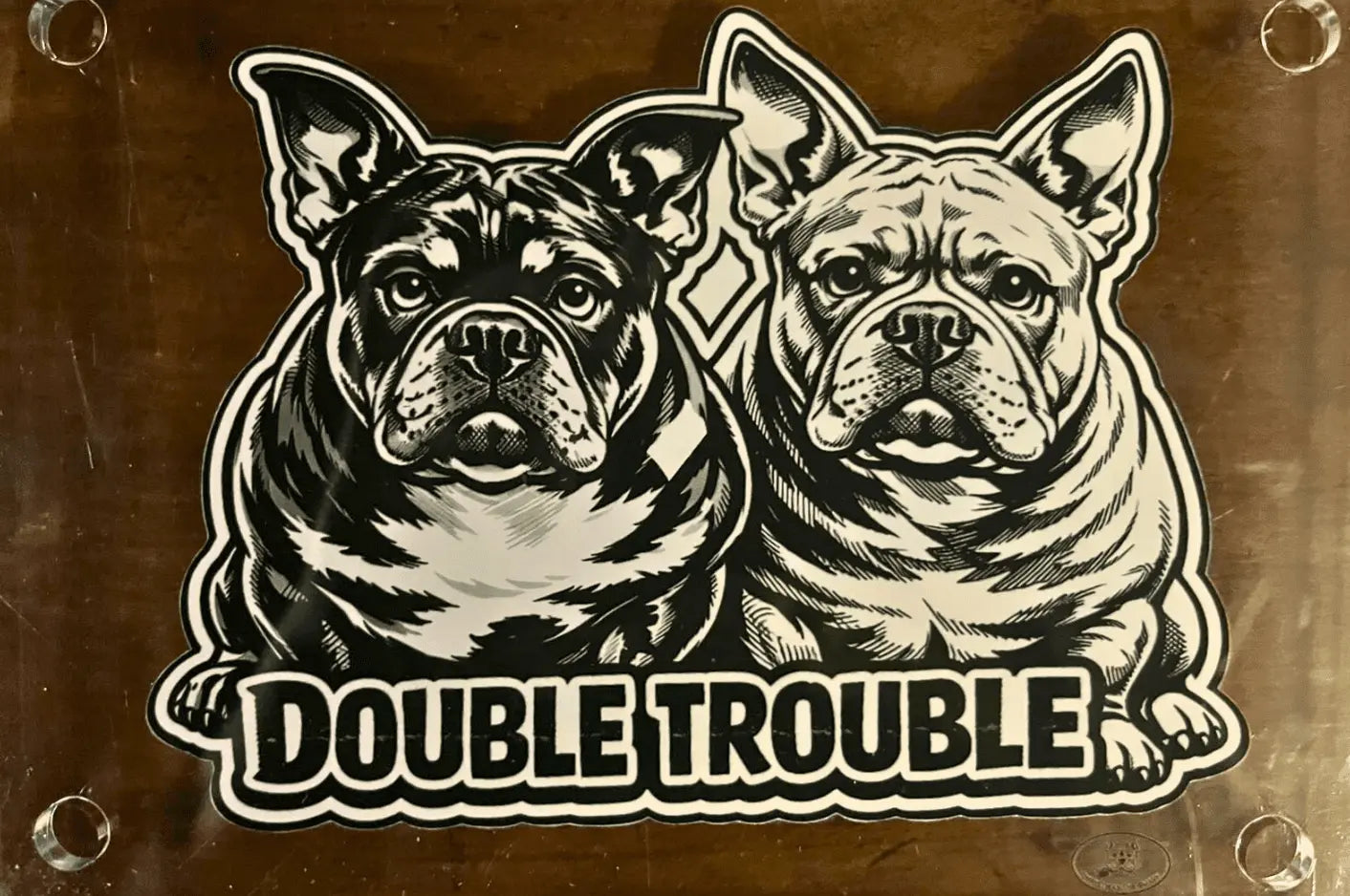 Targa Decorativa – Bully Territory - Christmas The Bully