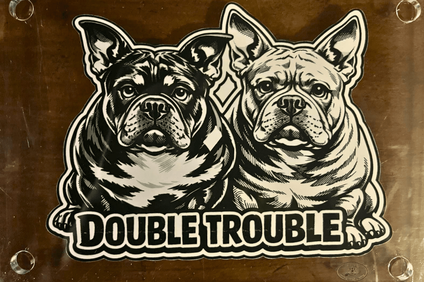 Targa Decorativa – Bully Territory - Christmas The Bully