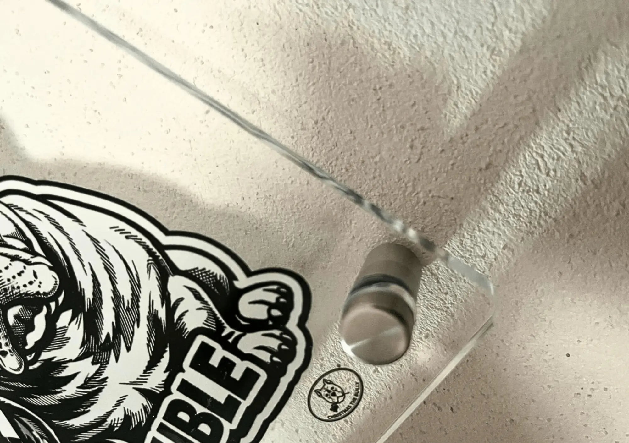 TARGA D'INGRESSO IN PLEXIGLASS PER CANCELLI E MURI – TERRITORIO BULLY - Christmas The Bully